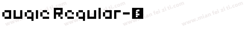 augie Regular字体转换